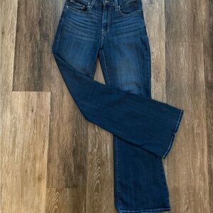Levi’s Women’s 726 High Rise Flare size 27 in Dark Indigo “Worn In”